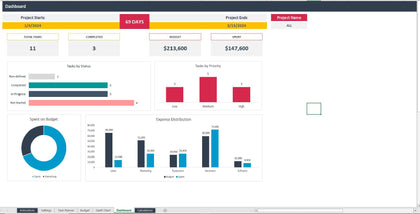 Project Management Excel Template