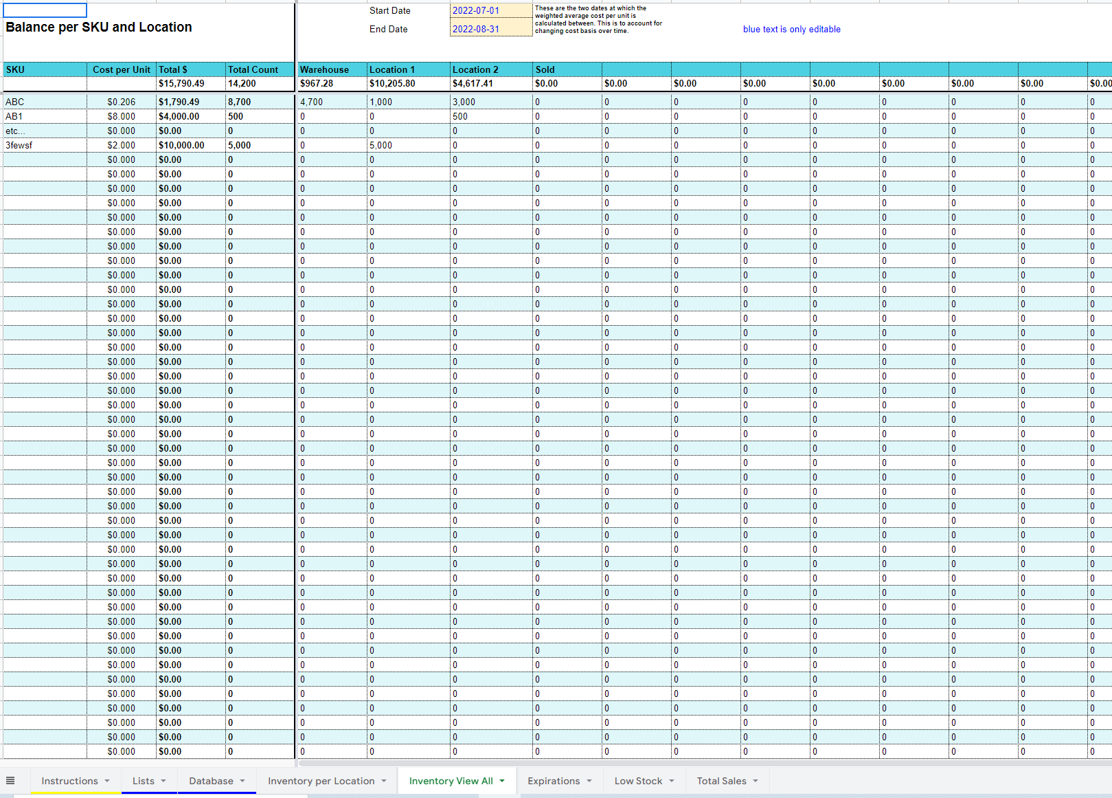 google-sheets-inventory-management-system