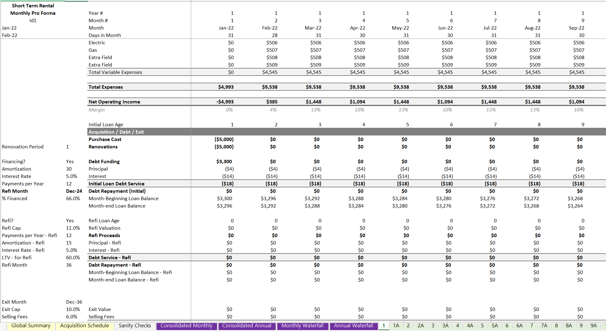 STR Real Estate Investment Analysis Tool