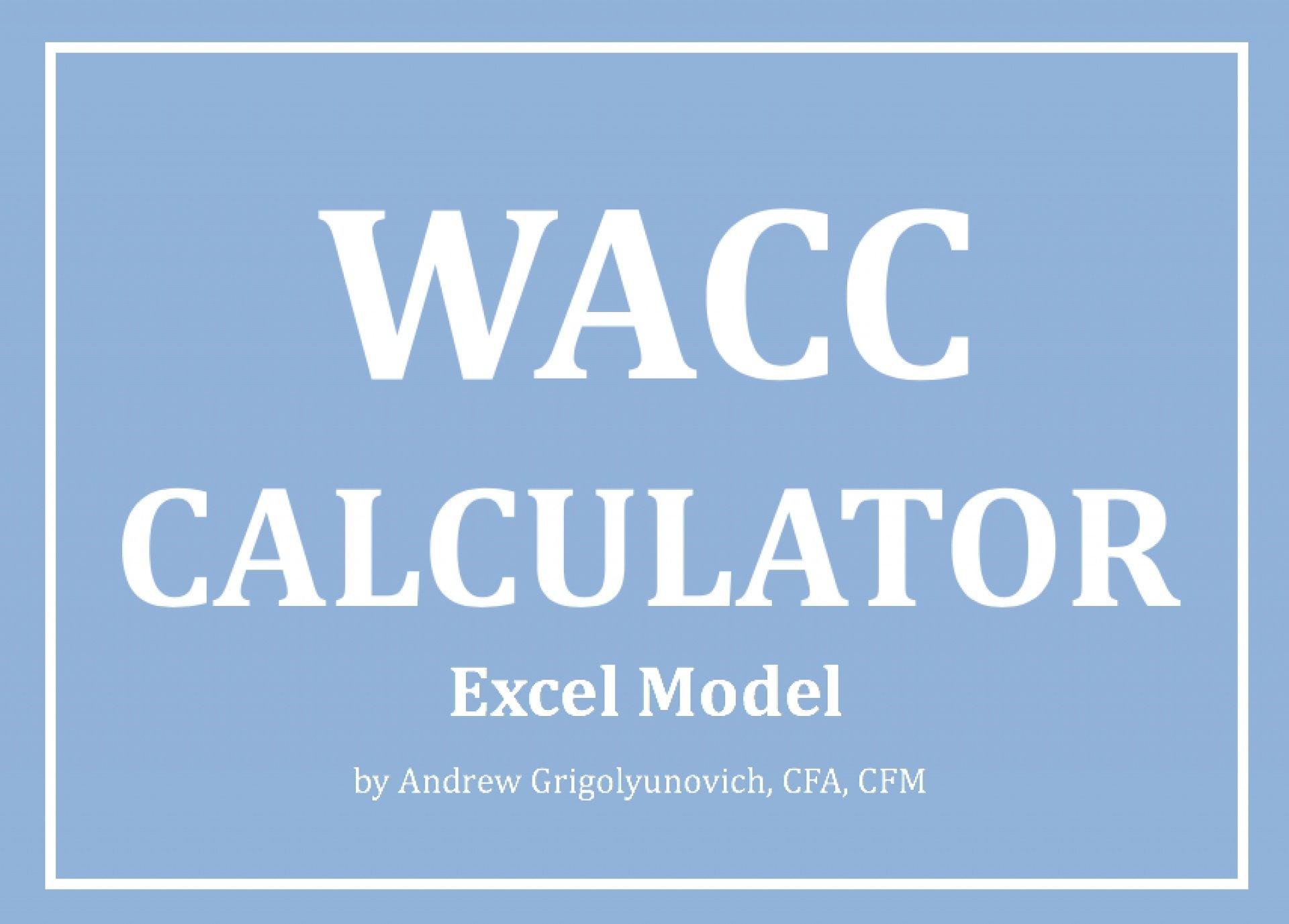 WACC Calculator (Weighted Average Cost of Capital)