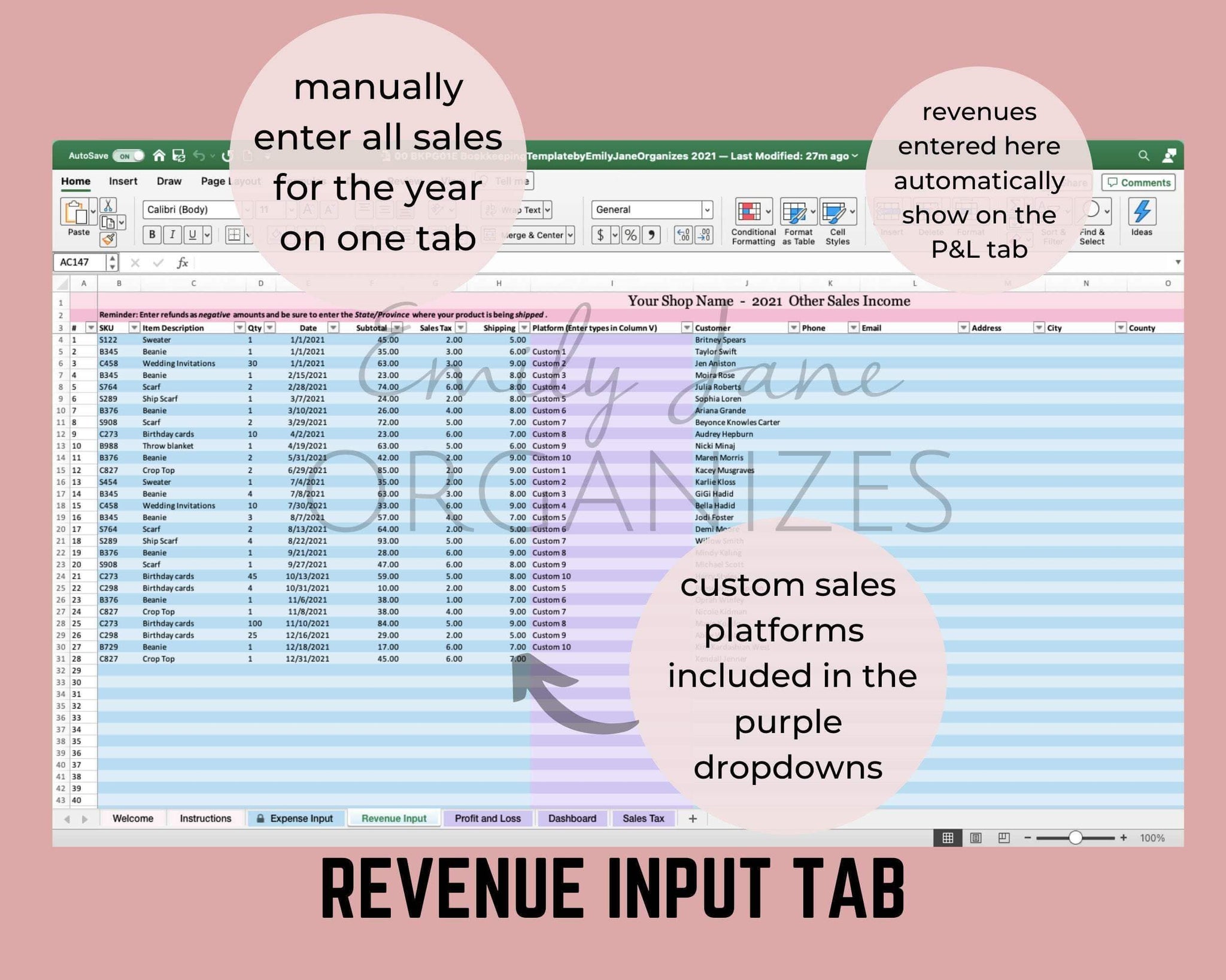 excel small business templates